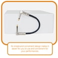 thumbnail image 4 of Guitar Effects Cable Black Metal For Musician Performance 1Pack 15.6x0.5x1.8in, 4 of 9