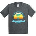 thumbnail image 3 of Inktastic Summer Enjoy the Sunshine Newport Beach Florida in Blue Youth T-Shirt, 3 of 5