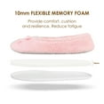 thumbnail image 4 of Dream Pairs Womens Soft Memory Foam Slippers Slip-on Ballerina Winter House Slippers Bedroom Fuzzy Slippers Shoes BALLERINA PEONY/PINK Size 8, 4 of 6