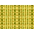 thumbnail image 1 of Ahgly Company Machine Washable Indoor Rectangle Transitional Golden Yellow Area Rugs, 7' x 10', 1 of 7
