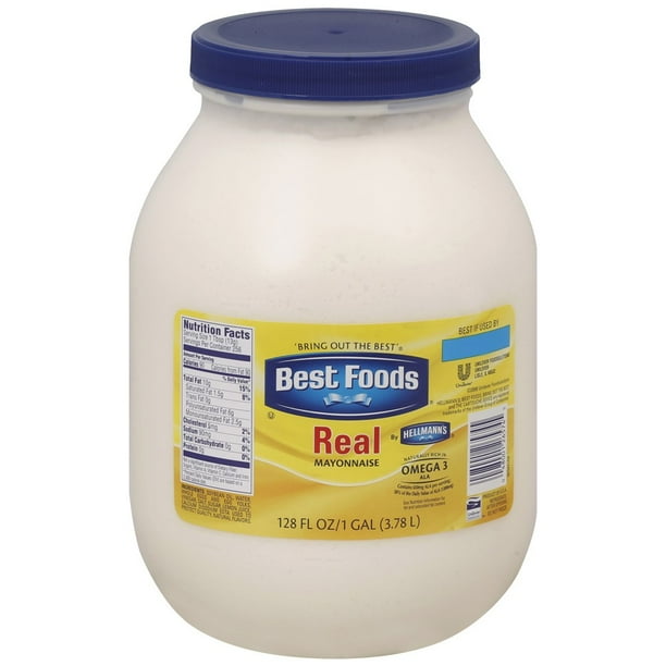 Best Foods Real Mayonnaise, 128 Oz