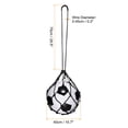 thumbnail image 2 of Unique Bargains Solo Soccer Training Ball Net, Football Practice Net Fits Ball Size 3, 4, 5 Black 1Pcs, 2 of 5