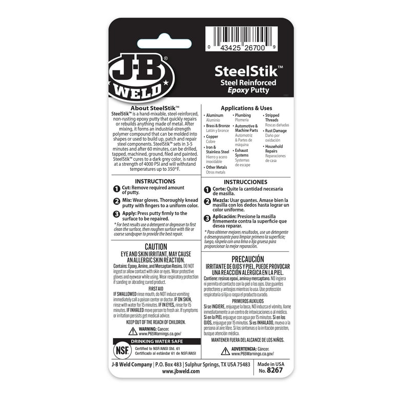 SteelStik Epoxy Putty 2 oz