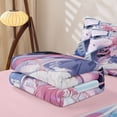 thumbnail image 5 of Homewish Kawaii Anime Girl Zipper Full Size Comforter Sets with Fitted Sheet and 2 Pillowcases,Kawaii Japanese Animation Zipper Bedding Set For Adults,Reversible,4 Pieces, 5 of 7