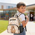 thumbnail image 3 of KUIFORTI Daisy Capybara Toddler Backpack Girls Kids School Bag with Side Pockets Adjustable Straps 13.5 Inch for Preschool Kindergarten Back to School Supplies, 3 of 7