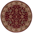 thumbnail image 2 of Safavieh Heritage Valery Oriental Wool Area Rug, Red/Ivory, 6' x 6' Round, 2 of 11