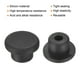 thumbnail image 3 of Tapón de Silicona Uxcell, Diámetro 15mm, Tapones de Goma en Forma de T, Paquete de 5, 3 of 7