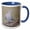 Blue/White, variant on 3drose, Tanzania. Ring-necked Dove, Ndutu, Ngorongoro-af45 Rbe0348 - Ralph H. Bendjebar, 11oz Two-tone Yellow Mug