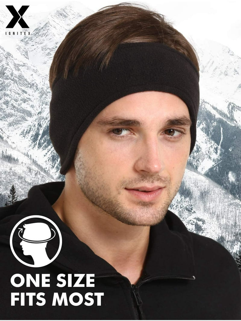 Winter Fleece Ear Warmer Headband - Ear Cover for Men  display picture 3
