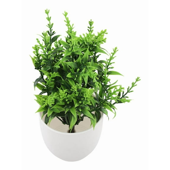 Home Decor Small Lavender Eucalyptus Plant In Pot With Realistic Design