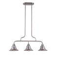 thumbnail image 3 of 54073-SA-Craftmade Lighting-Union - Three Light Island in Transitional Style - 9 inches wide by 24 inches high-Satin Aluminum Finish, 3 of 3