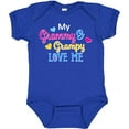 thumbnail image 3 of Inktastic My Grammy and Grampy Love Me with Hearts Boys or Girls Baby Bodysuit, 3 of 5