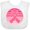 AA-White, variant on Inktastic Breast Cancer Pink Ribbon Retro Girls Baby Bib
