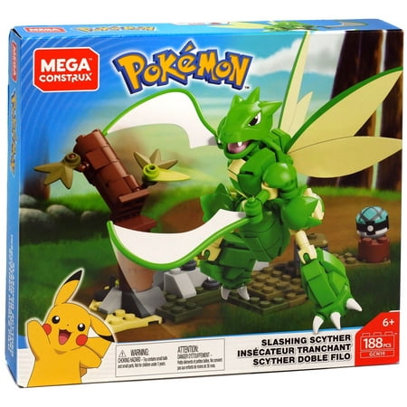 Mega Construx Pokemon Buildable 5-Inch Super-Sized Scyther Figure