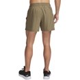 thumbnail image 2 of Pantalones cortos Under Armour, tejidos, 5 pulgadas, color bayou/blanco, talla XL, 2 of 2