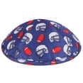 thumbnail image 3 of Gorro Zion Judaica con estampado deportivo, kipá de 16 cm con clips, paquete de 3, 3 of 3