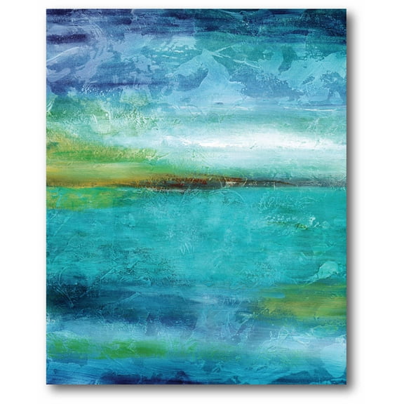Courtside Market Abstract Seascape Gallery-Wrapped Canvas Wall Art, 16x20