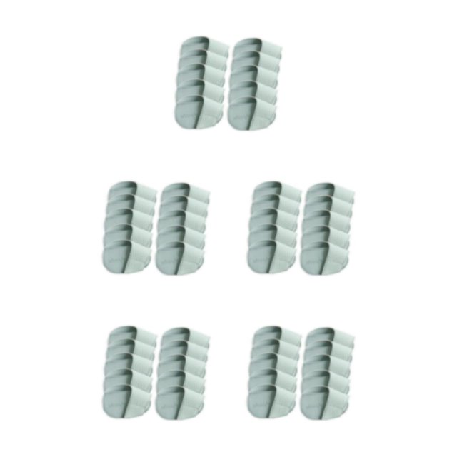 Thinsony Golf Head Covers PU Portable Protector Travel Athlete Golf for Training Light Blue Small 10 Pcs 5Set