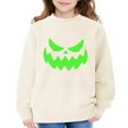 thumbnail image 6 of Mercatoo Boys Girls Pullover Halloween Crewneck Long Sleeve Pumpkin Graphic Printed Sweatshirt Loose Warm Tops, 6 of 6