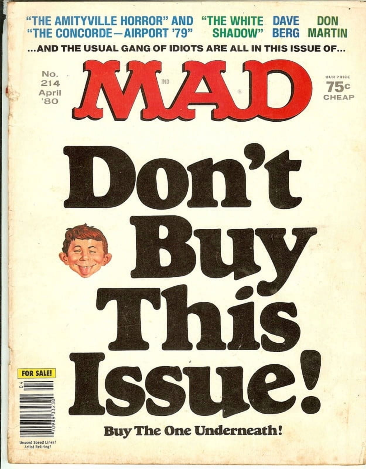 MAD Magazine #214 APRIL 1980