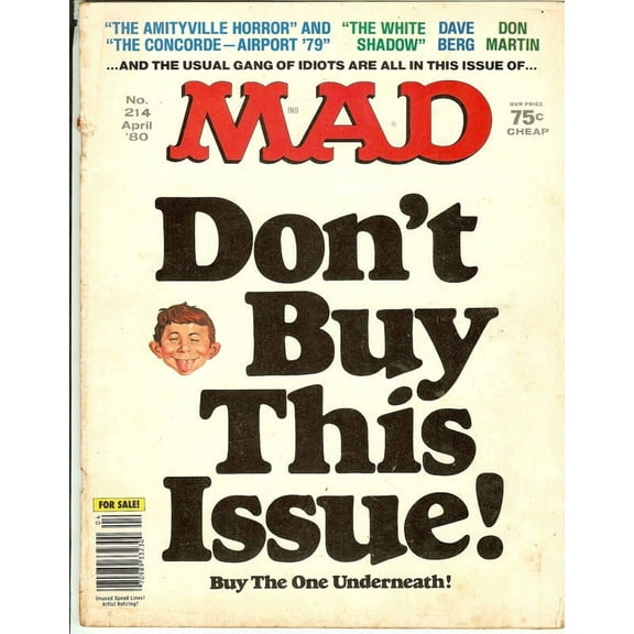 MAD Magazine #214 APRIL 1980
