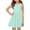Green, variant on TIREOW Girls Summer Vest Dresses Cute Sleeveless Dress Polka Dot Printed Daily A Line Casual Beach Dresses
