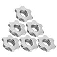 thumbnail image 1 of Phenofice 6Pcs Standard Barbell Screw Collar Barbell Selflocking Nut Cast Iron Easy Installation for Gym Training, 1 of 8