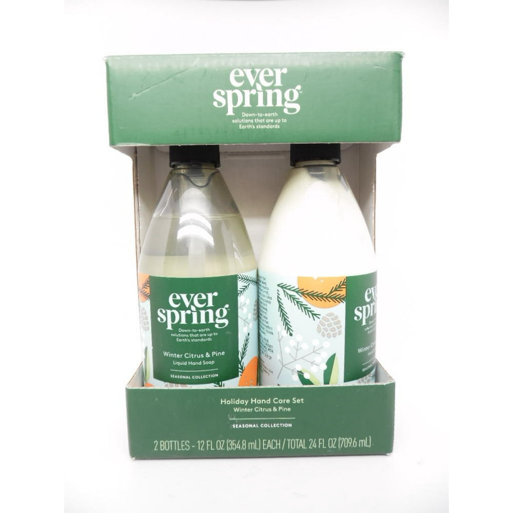 Ever Spring Holiday Hand Soap & Lotion Pack Citrus & Pine 24 fl. oz