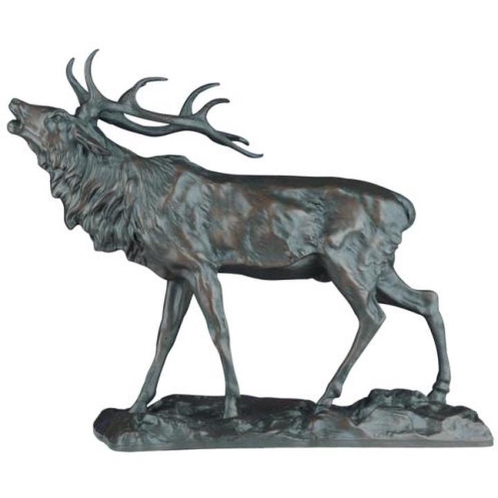 Sculpture Statue MOUNTAIN Rustic Calling Elk by Mene Resin New Hand
