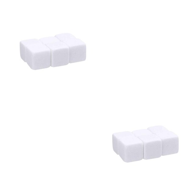 Billuyoard 6 uds piedras de whisky naturales bebiendo cubo de hielo whisky piedra roca enfriador de vino accesorios de Bar de Navidad No.03 2piezas Billuyoard CBP019874