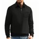 thumbnail image 1 of Blusa y camisa de manga larga con cuello vuelto para hombre, color liso, Return to the Ancients, bolsillos voluminosos, cuello con media cremallera, sudadera con capucha para hombre, blusa de poliéste, 1 of 3