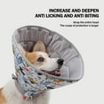 thumbnail image 3 of Duuclume Adjustable Dog Cat Cone, Comfortable Foldable Elizabethan Neck Collar (Grey Puppy, L), 3 of 6