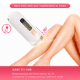 thumbnail image 4 of Laser Hair Removal for Women and Men with Cooling System，Upgraded to 990,000 Flashes Hair Removal Device on Facial Legs（White）, 4 of 7
