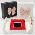 thumbnail image 2 of Gift Box Exquisite Workmanship East to Use Cardboard Artificial Rose Flower Jewelry Holder Valentine‘s Day Accessories, 2 of 8