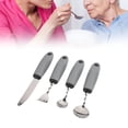 thumbnail image 1 of Juego De Cubiertos Adaptable, Juego De Cubiertos Flexibles De 4 Piezas, Fácil De Limpiar Para Personas Con Discapacidad, 1 of 7