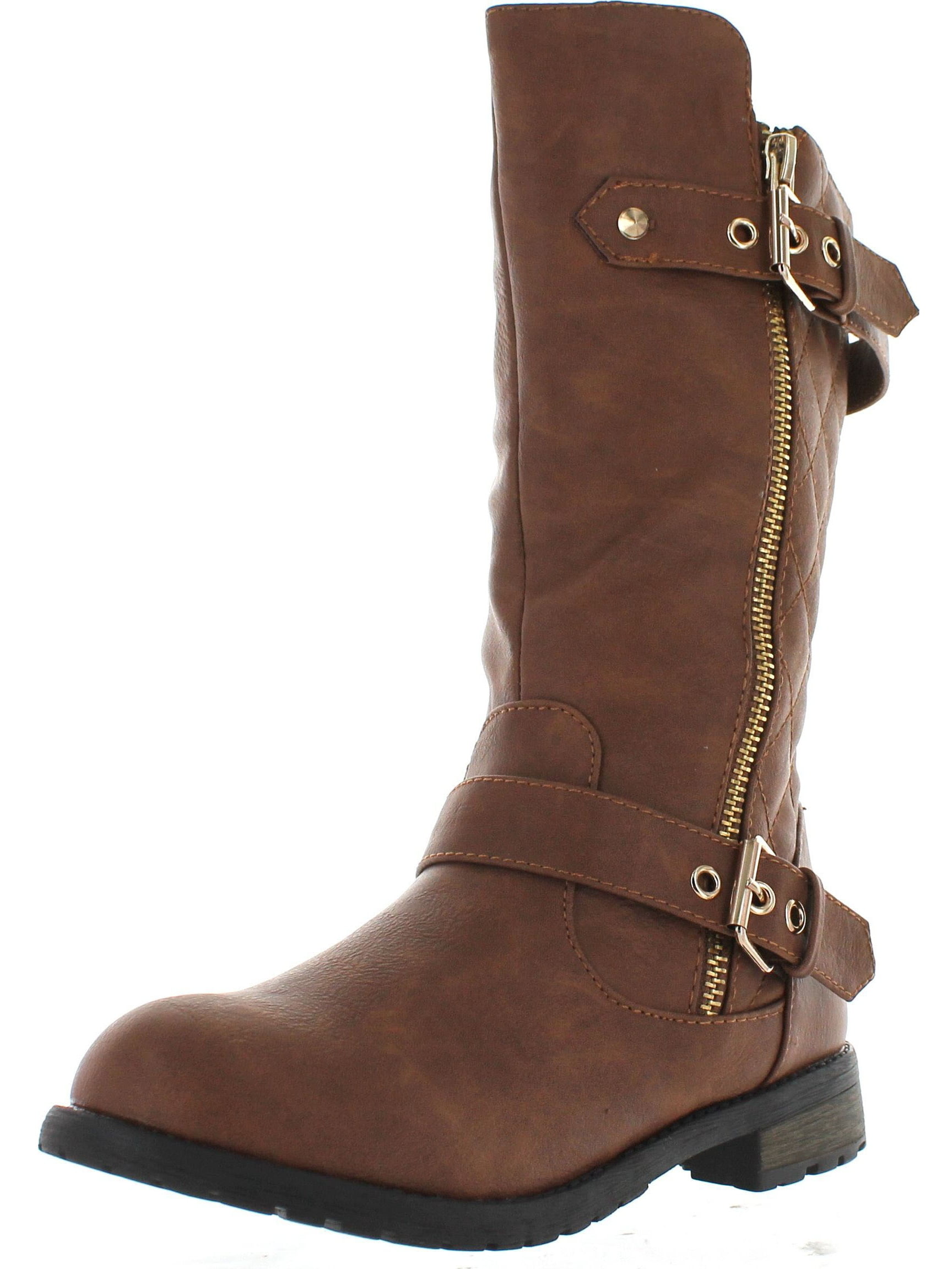 pointed toe flat riding boots