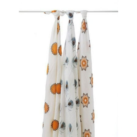 Silky Soft Swaddles- 3pk