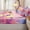 Magenta Cyan, variant on Erosebridal Tiny Fish Shark Print Zipper Twin Comforter Sets with Fitted Sheet and 2 Pillowcases,Bubbly Deep Sea Texture Accent Zipper Bedding Set,Dark Blue,4-Piece,Navy Blue Reversible