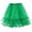Green, variant on Ohufall Tulle Skirts for Women Sparkly Mini Tutu Skirt A-Line Mesh Layered Trendy High Elastic Waist Fairy Skirts