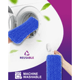 thumbnail image 5 of Reusable Power Mop Refill for Power Mop, Multi-Surface & Wood Mopping Pad Refil for Floor Cleaning - Washable Microfiber Pad, 8 Pack, 5 of 6