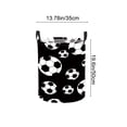 thumbnail image 3 of Linnome Round Mesh Laundry Basket with Spherical Print Cylindrical Storage for Household Breathable Lightweight 19.69 Inch, 3 of 6