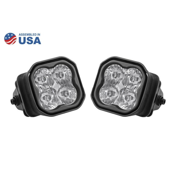 Diode Dynamics DD6237 3" Type F2 SS3 Fog Light Kit 1520 Lumens White SAE Driving Fits select: 2015-2020 FORD F150, 2017-2022 FORD F250