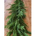 thumbnail image 6 of 15ft Handmade Christmas Garland,Artificial Cypress Cedar Pine Needles Greenery Seasonal Garland for Christmas TV Cabinet Winter Holiday Indoor Outdoor Decoration, 6 of 9
