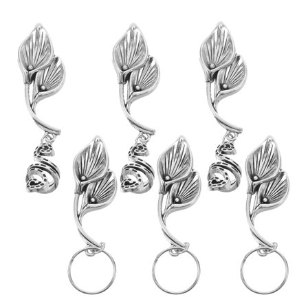 WHAMVOX 6pcs Hair Jewelry For Braids Hair Rings For Braids Hair Decorations Hair Metal Rings Hair Charms For Women Hair Jewelry For Women Hair Rings