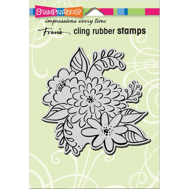 Stampendous Timbre Étirable -Fleurs de Mum