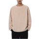 thumbnail image 1 of pstuiky hombres de manga larga, Blusa informal de color liso con cuello redondo y manga larga para hombre camisetas de hombre xxl, 1 of 3