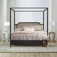 thumbnail image 5 of Hillsdale Melanie Coastal Metal/Wood King Canopy Bed in Bronze, 5 of 5