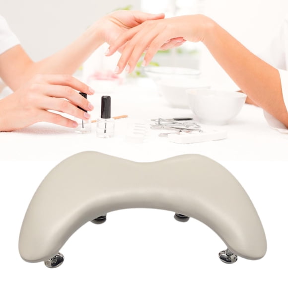 Reposabrazos en Forma de U Yinane Soporte Desmontable para Manicura Color Café con Leche