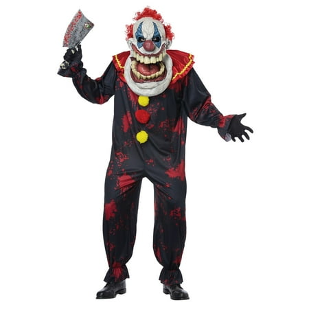Die Laughing Big Mouth Clown Adult Halloween Costume