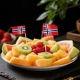 thumbnail image 4 of Country Flag Toothpicks | Cake and Burger Decorative Sticks | Flags for Themed Meals, 4 of 5